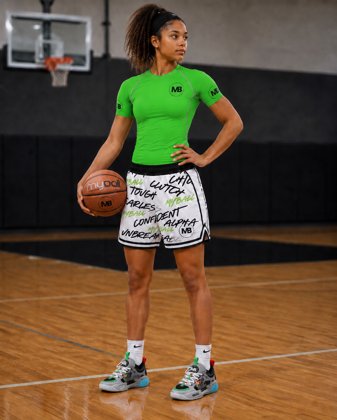 MB S/S Compression Shirt - Electric Green