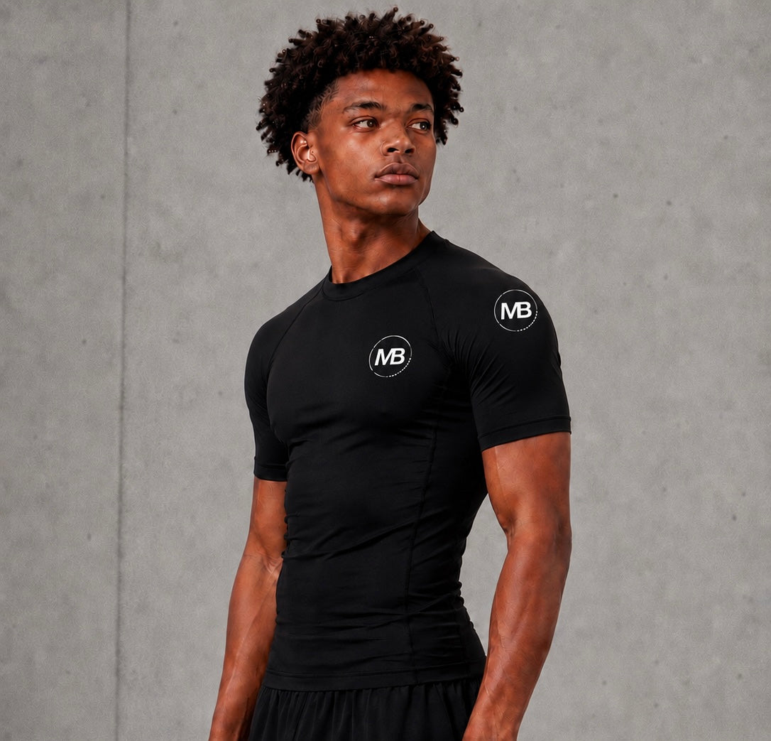 MB S/S Compression Shirt - Black